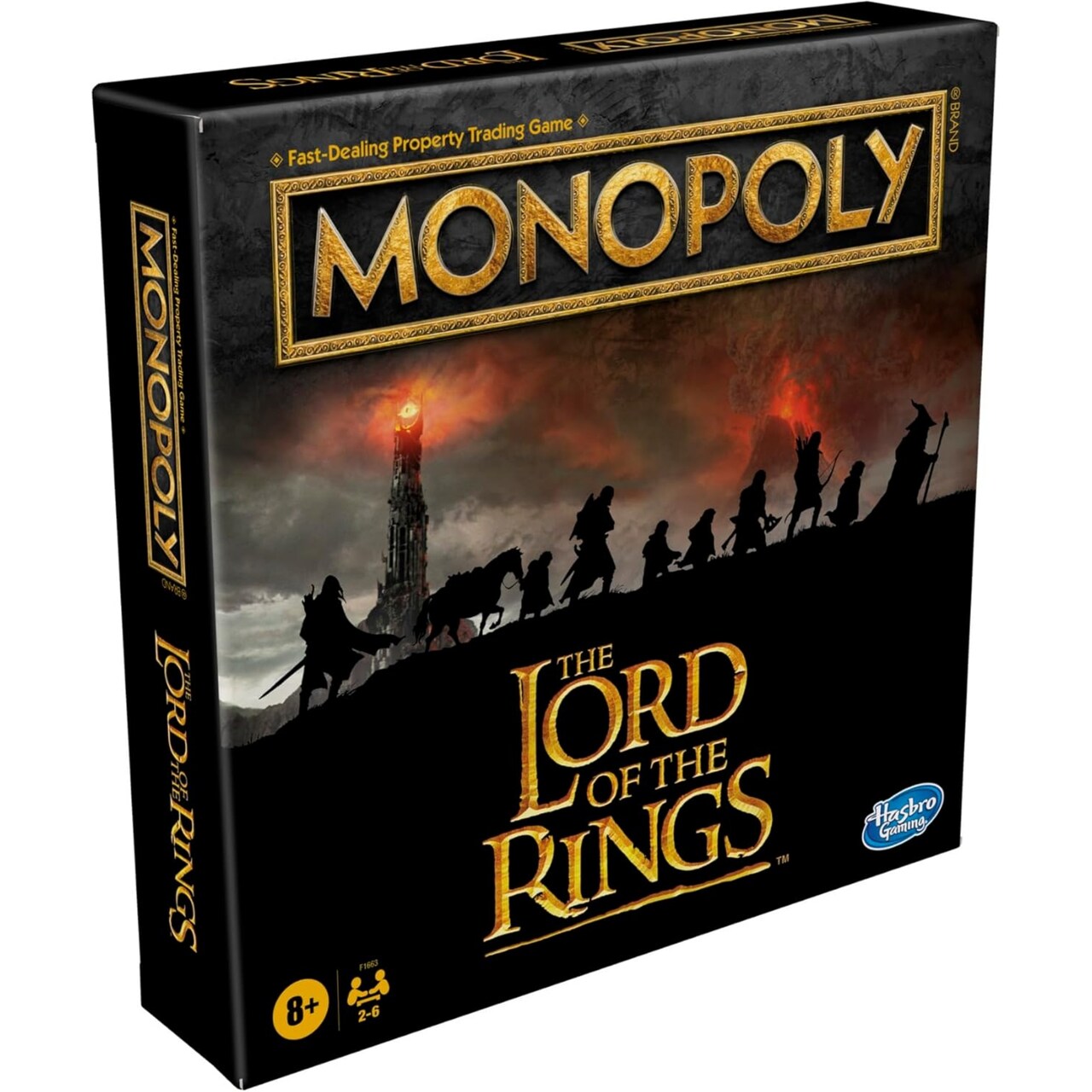 Hasbro Gaming Monopoly The Lord of the Rings Edition Board Game - Middle-Earth Strategy & Fellowship Adventure for Family Game Night